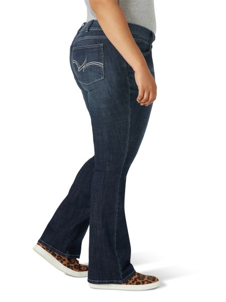 Wrangler DO Wash Curvy Essential Midrise Bootcut Jean 09PWZDO