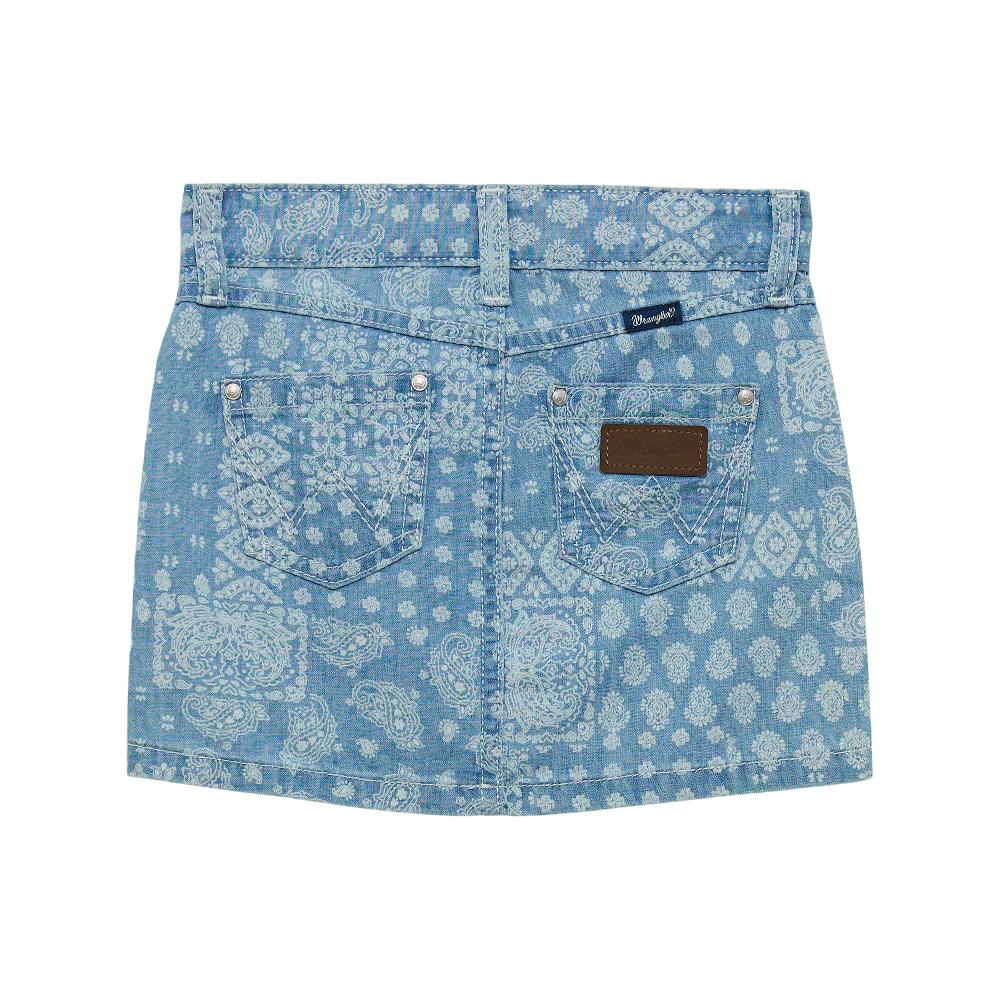 Wrangler Elaina Girls' Paisley Denim Skirt 112365087