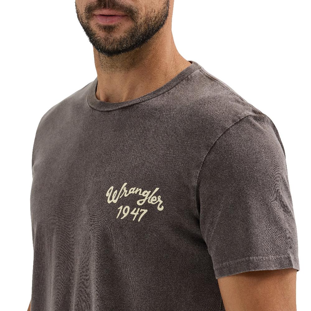 Wrangler Ganache Rugged Goods Men's Short Sleeve Graphic Knit T-Shirt 112361834