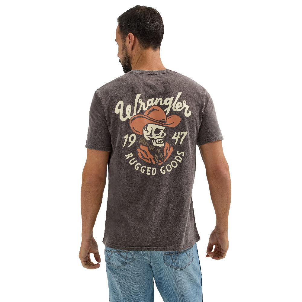 Wrangler Ganache Rugged Goods Men's Short Sleeve Graphic Knit T-Shirt 112361834