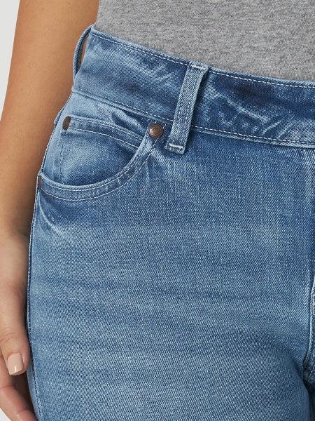 Wrangler Heidi Light Wash Retro Mae Bootcut Womens Jeans 09MWZUH