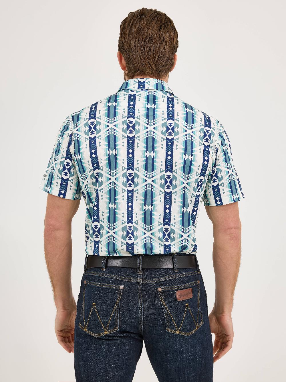 Wrangler Icy Geo Men's Performance Polo Shirt 112366979