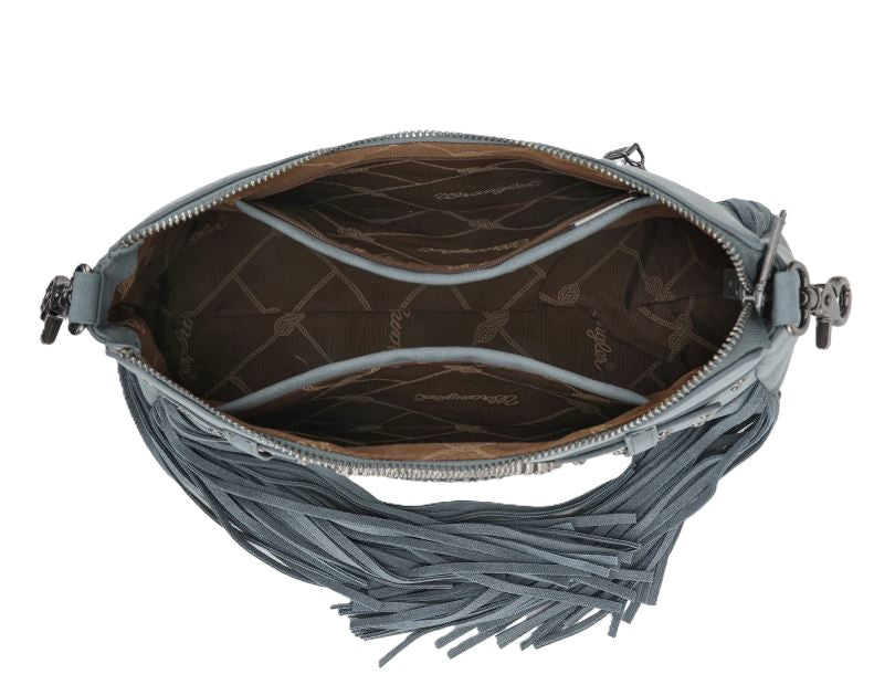 Wrangler Jean Color Fringe Buckle Hobo Bag/Crossbody Bag WG241-2022JN