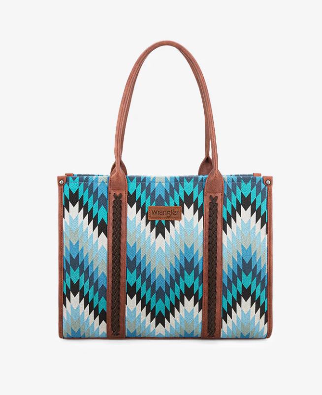 Wrangler Jean Color (Multi Shades of Blue) Southwest Pattern Concealed Carry Tote WG2211-8119JN