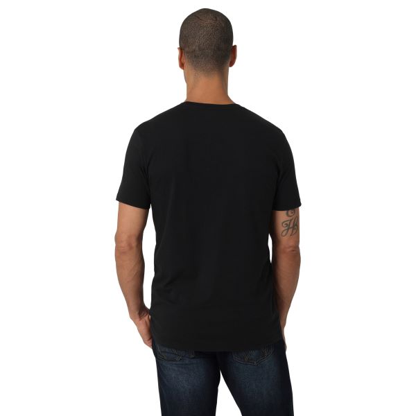 Wrangler Jet Black Long Live Cowboys Mexico Men's T-Shirt 112328857