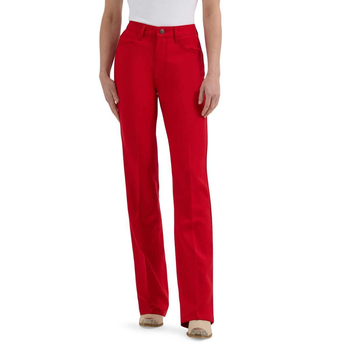 Wrangler Joy (Red) Retro Wrancher Women's High Rise Jeans 112356619