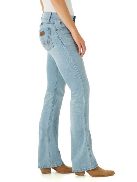 Wrangler Light Blue Retro Mae Women's Boot Cut Jeans 112315026