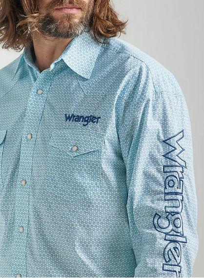 Wrangler Logo Long Sleeve Snap Shirt 112324643