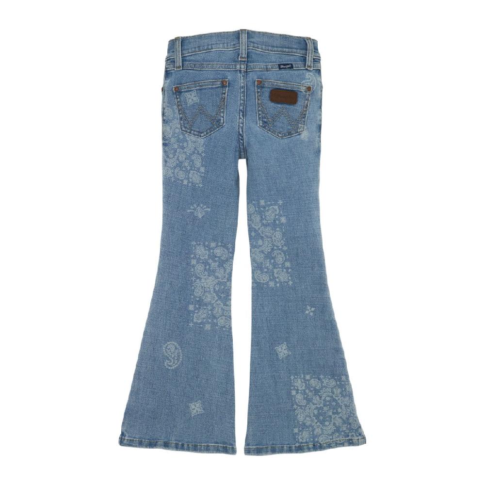 Wrangler Melody Girl's Flare Bandana Print Jeans 112361274