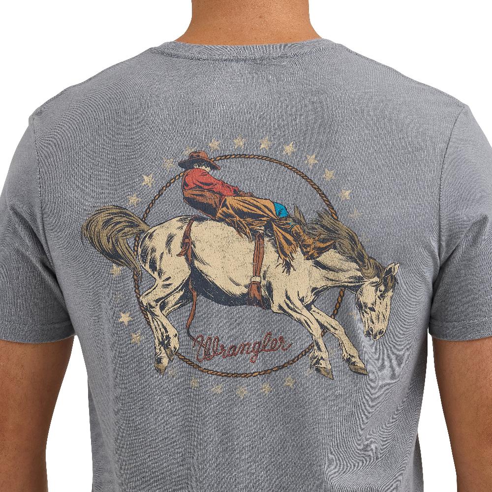 Wrangler Monument Heather Men's Back Graphic Short Sleeve T-Shirt 112365661