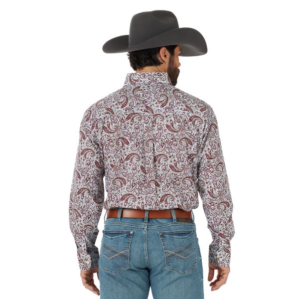 Wrangler Paisley Classics Collection Mens Longsleeve Shirt MG2029R