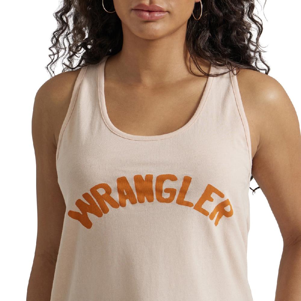 Wrangler Peachy Women's Logo Racerback Tank Top 112347632
