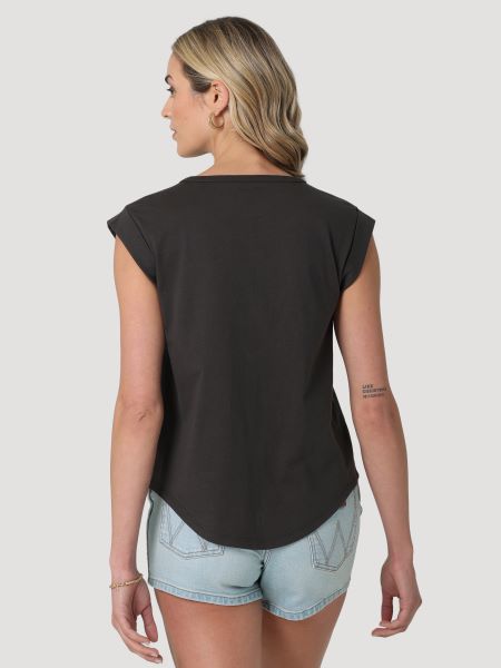 Wrangler Phantom Wrangler Wanted & Wild Women's Cuffed Tank 112329942