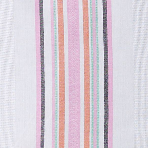 Wrangler Pink White Retro Stripe Women's Long Sleeve Western Snap Shirt 112327248