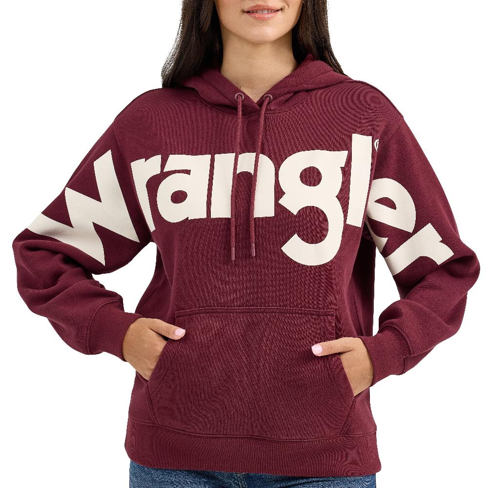 Wrangler Port Bold Wrangler Logo Women's Hoodie 112367233