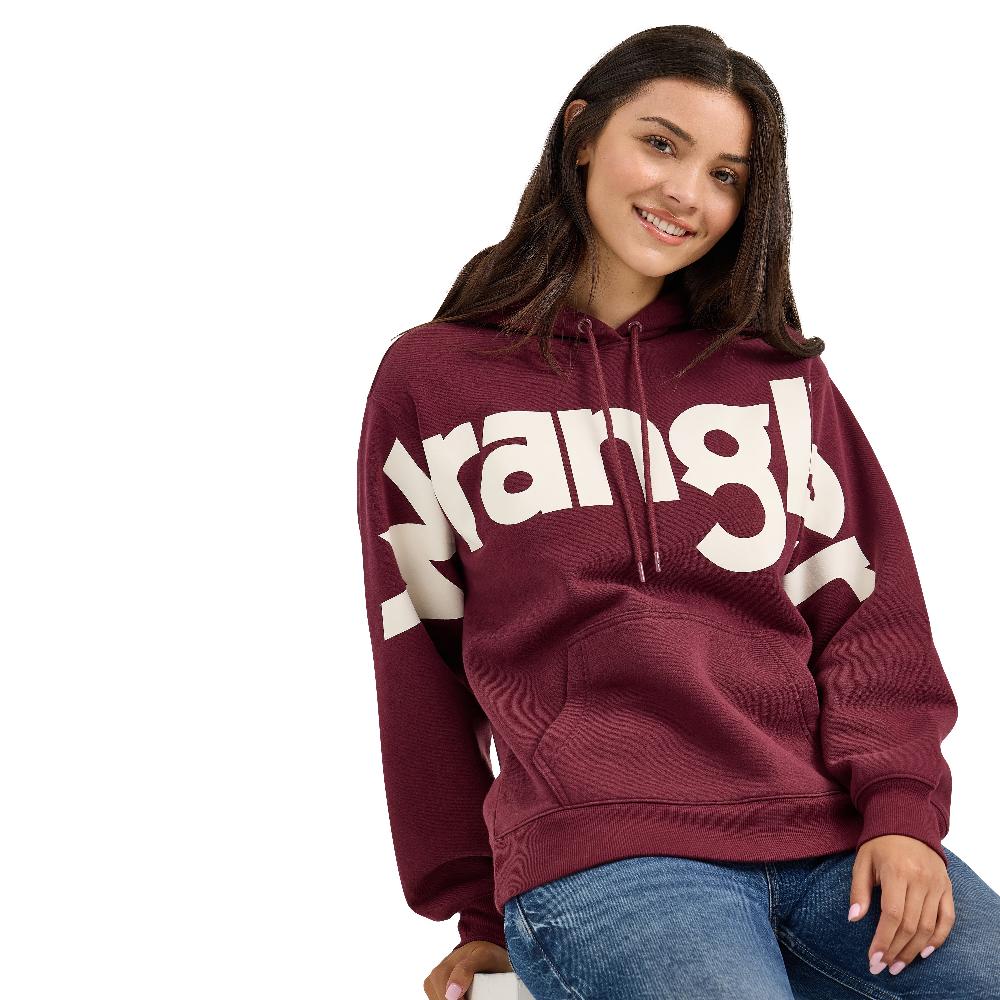 Wrangler Port Bold Wrangler Logo Women's Hoodie 112367233