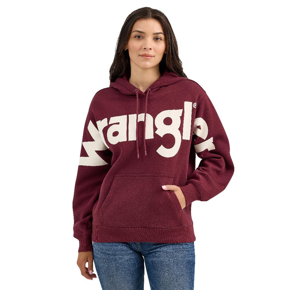 Wrangler Port Bold Wrangler Logo Women's Hoodie 112367233