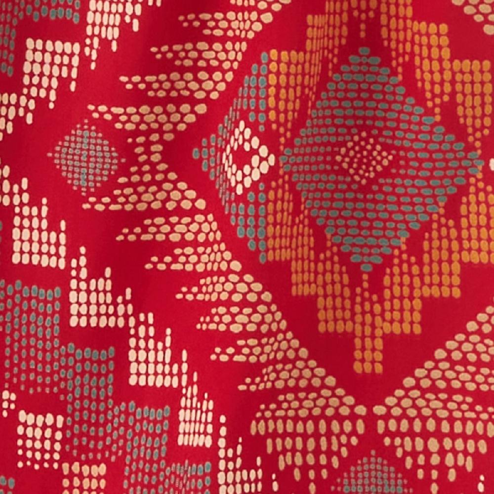 Wrangler Red Girl's Southwestern Tiered Maxi Dress 112346572