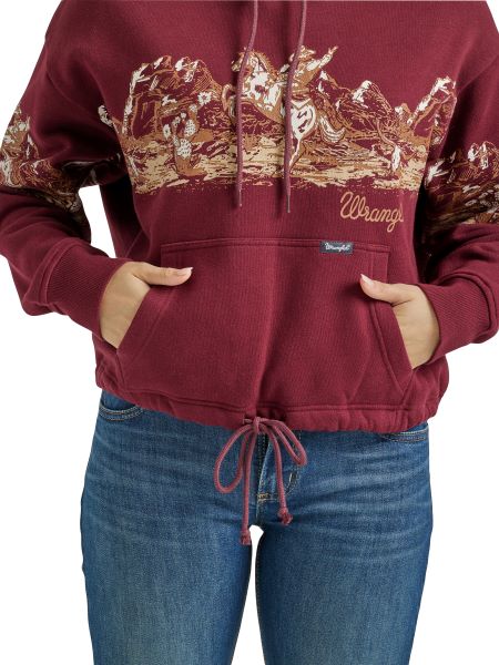 Wrangler Retro Port Royale Women's Graphic Hoodie 112339437