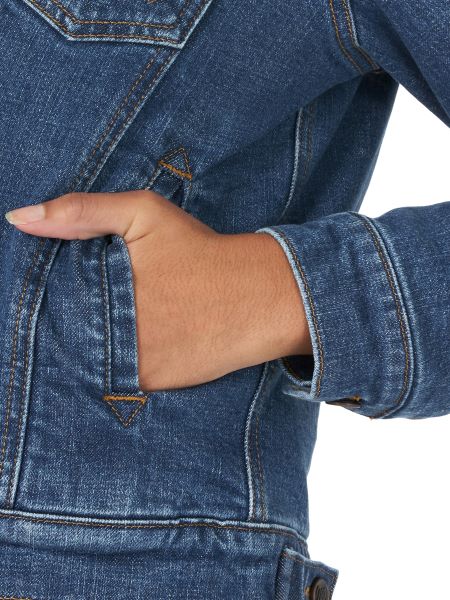 Wrangler Retro Sherpa Lined Womens Denim Jacket 10LWJ320D