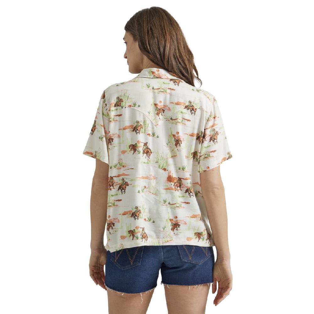 Wrangler Retro Vintage Womens Short Sleeve Shirt 112347208