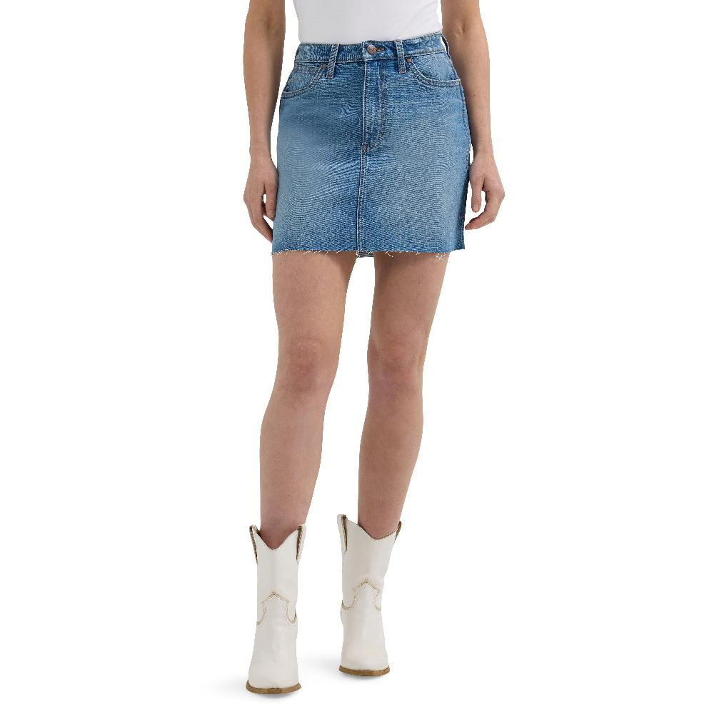Wrangler River Bailey High Rise Women's Denim Skirt 112364627