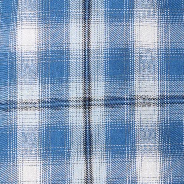 Wrangler Riviera Blue Plaid Retro Premium Long Sleeve Western Snap Shirt 112327792