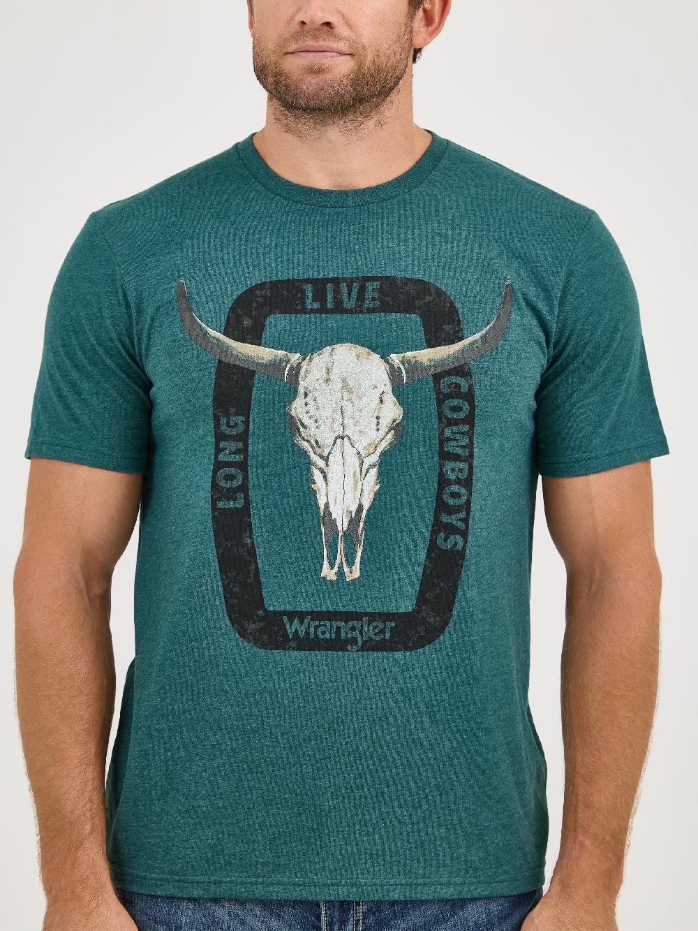 Wrangler Sea Moss Men's Steerhead Graphic T-Shirt 112358802