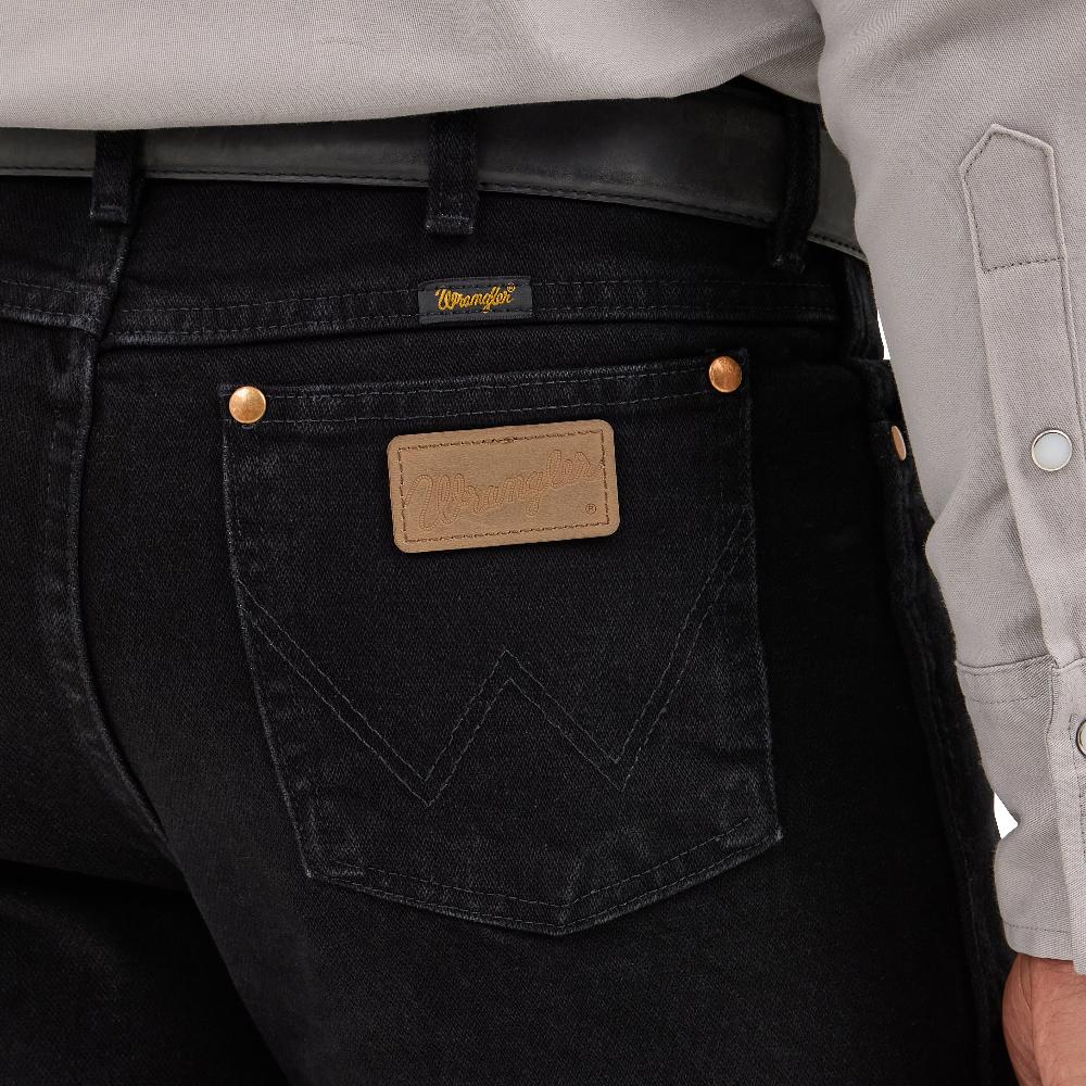 Wrangler Shadow Black Cowboy Cut Slim Fit Men's Jeans 100936WBK