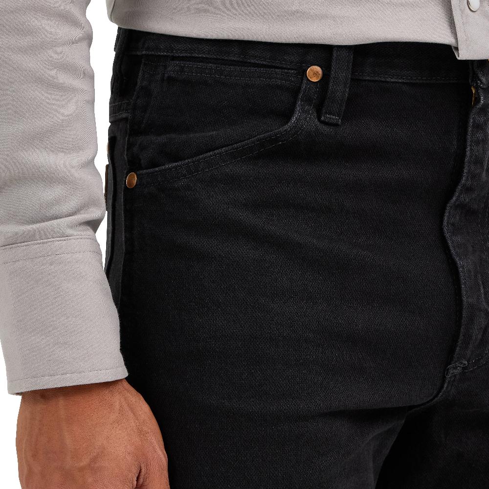 Wrangler Shadow Black Cowboy Cut Slim Fit Men's Jeans 100936WBK