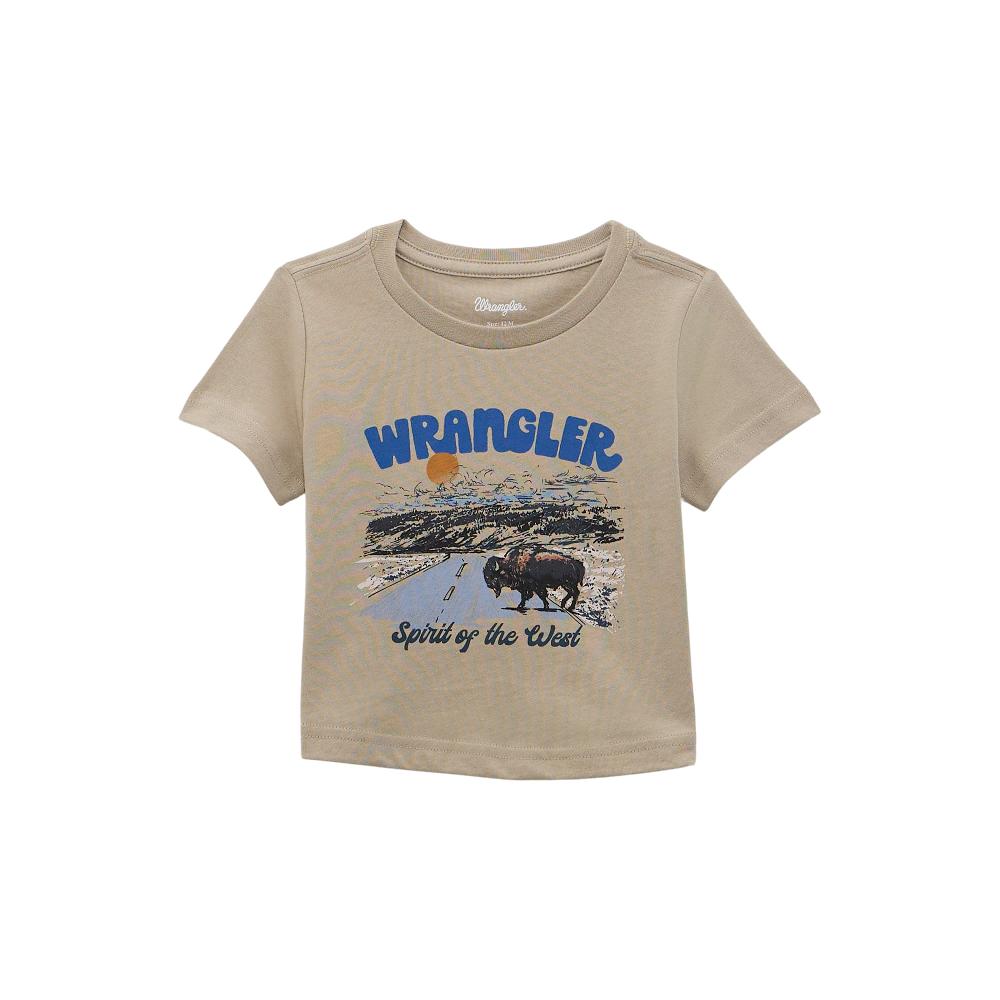 Wrangler Spirit Brown Little Boy's Short Sleeve Graphic T-Shirt 112368712
