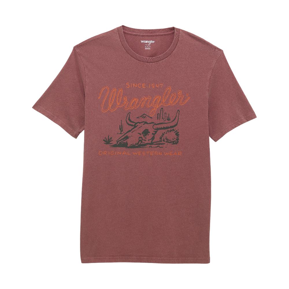 Wrangler Steer Ginger Men's Steerhead Mineral Wash Graphic T-Shirt 112361853