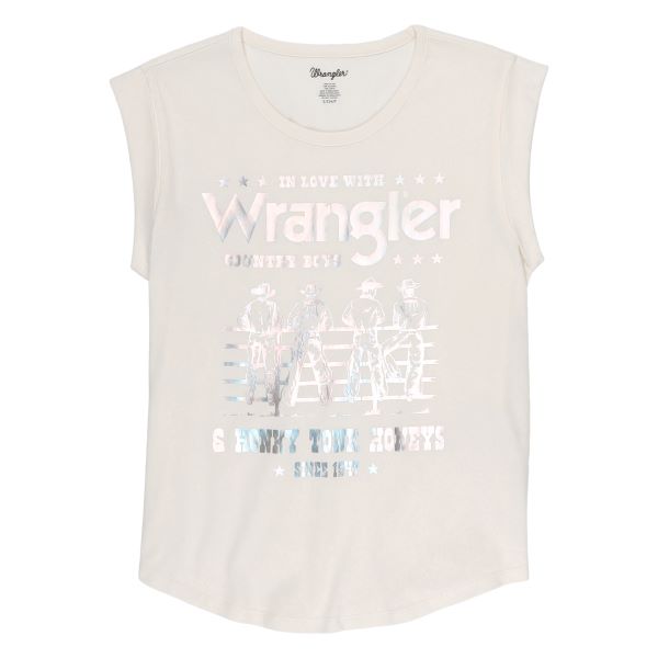 Wrangler Sugar Swizzle Honkey Tonk Honey Cuffed Women's Tank Top 112329941