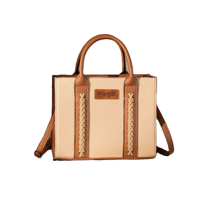Wrangler Tan Whipstich Crossbody Tote Bag WG225-8120TN