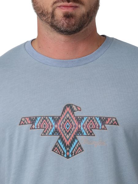 Wrangler Tradewinds Heather Thunderbird Regular Fit Men's Graphic T-Shirt 112336235