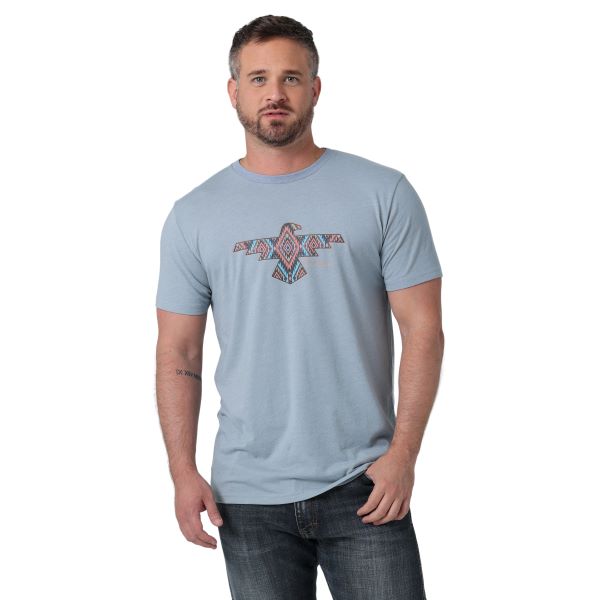 Wrangler Tradewinds Heather Thunderbird Regular Fit Men's Graphic T-Shirt 112336235