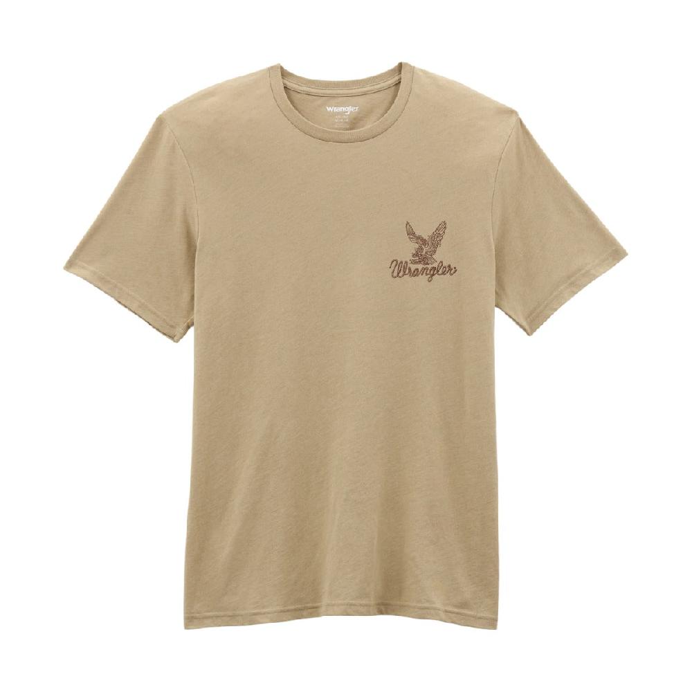 Wrangler Trench Coat Heather Men's Short Sleeve Graphic T-Shirt 112358733