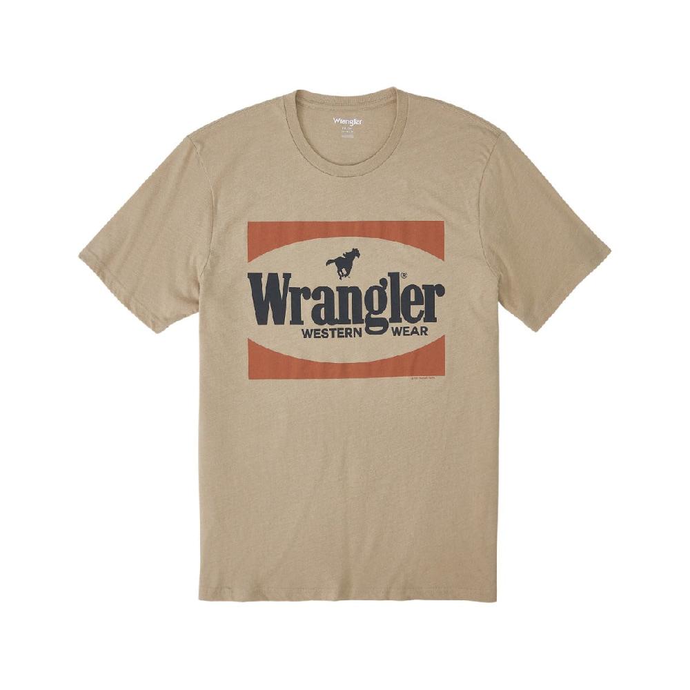 Wrangler Trench Coat Heather Men's Wrangler Western Wear Graphic T-Shirt 112350054