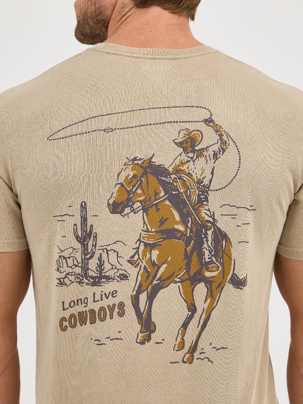 Wrangler Trench Coat Men's Graphic Knit Short Sleeve T-Shirt 112361852