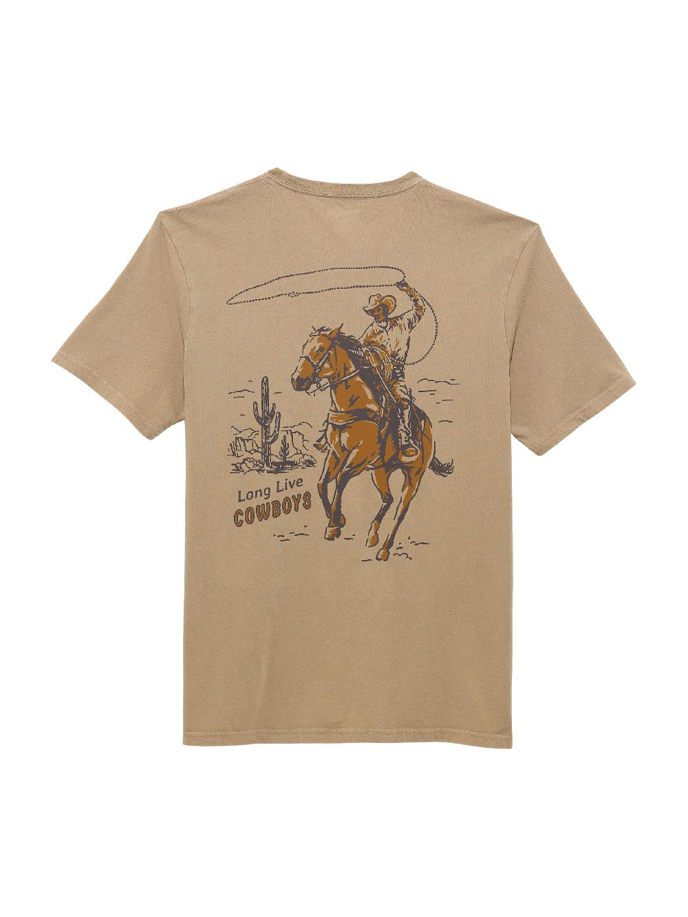 Wrangler Trench Coat Men's Graphic Knit Short Sleeve T-Shirt 112361852