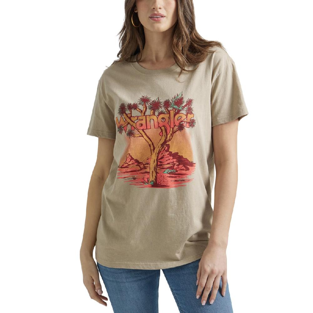 Wrangler Trench Coat Wrangler Western Graphic Women's Boyfriend Tee 112347507