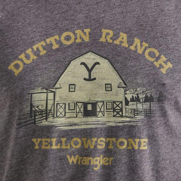 Wrangler X Yellowstone Charcoal Barn Graphic Tee 112342330