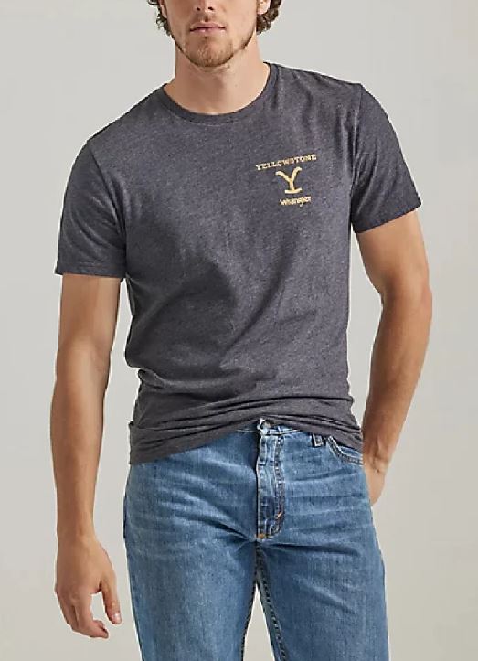 Wrangler Yellowstone Back Graphic Tee Black 112342334