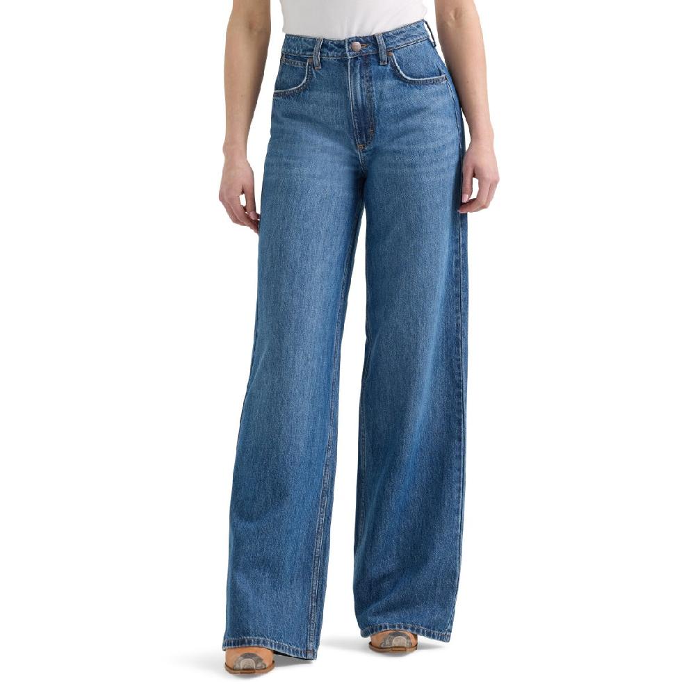 Wrangler Yvette Retro Bailey Women's High Rise Wide Leg Jeans 112359363