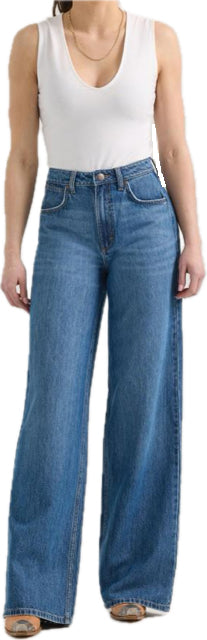 Wrangler Yvette Retro Bailey Women's High Rise Wide Leg Jeans 112359363