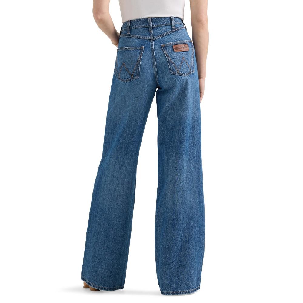 Wrangler Yvette Retro Bailey Women's High Rise Wide Leg Jeans 112359363
