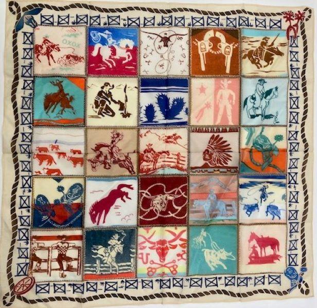 XOXO Art & Co. Camp Blanket Wearable Art Scarf 5-9