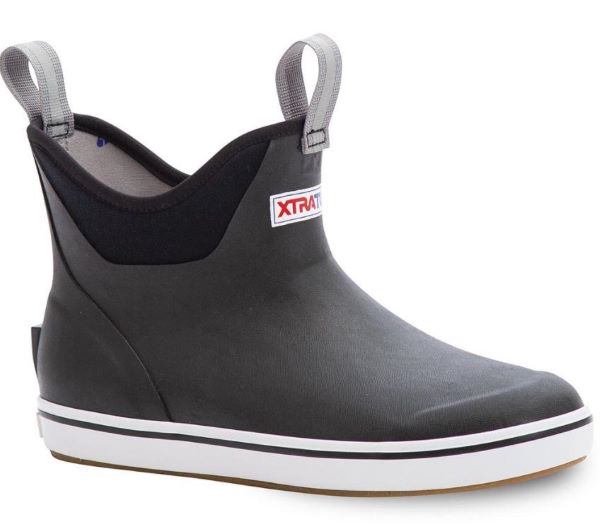 Xtratuf Black 6 inch Womens Ankle Deck Boots XWAB-000