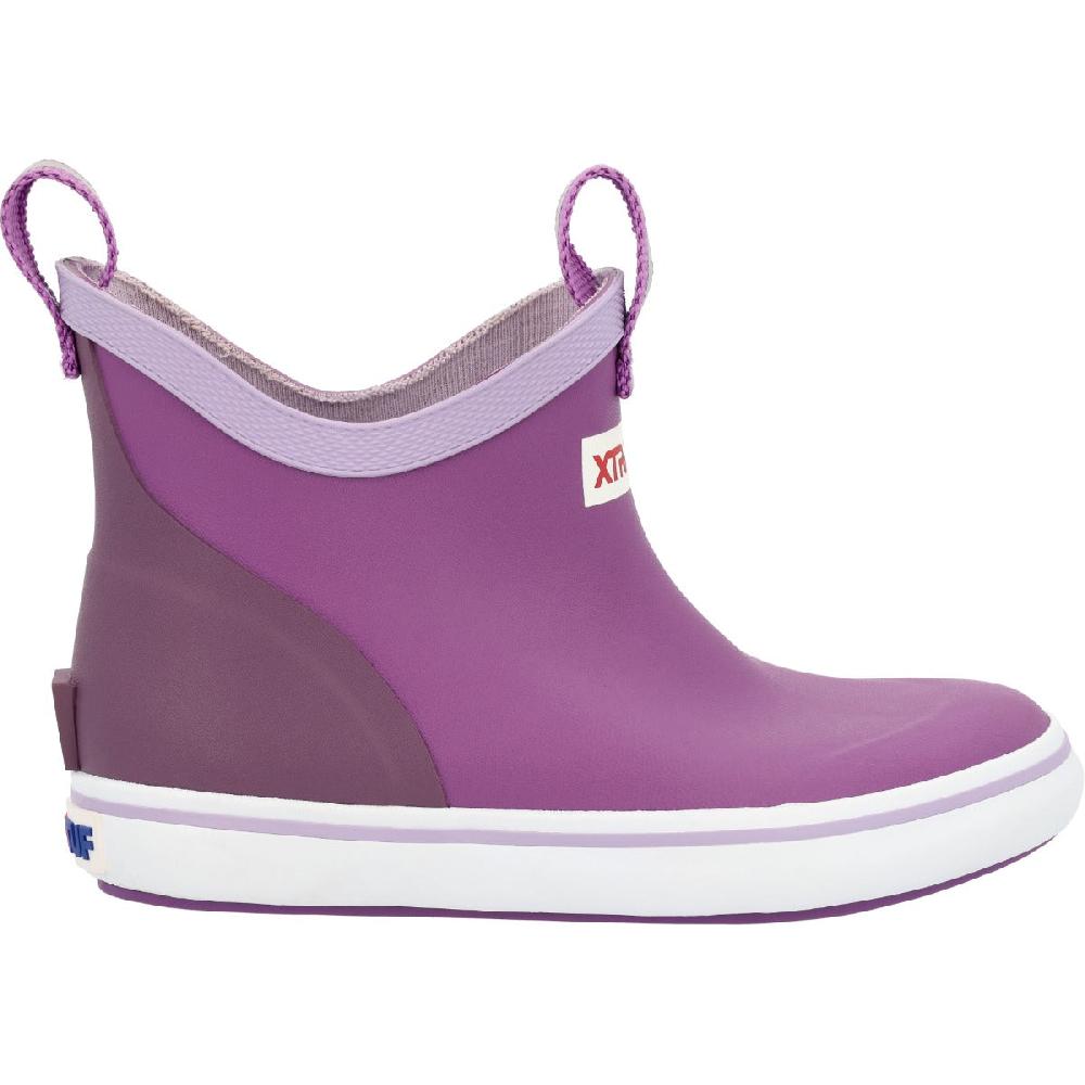 Xtratuf Dewberry/Purple Gumdrop Ankle Deck Boots (Youth Size 2-5) XKAB-500