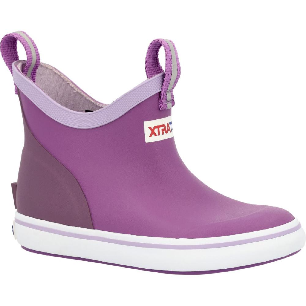 Xtratuf Dewberry/Purple Gumdrop Ankle Deck Boots (Youth size 2-5) XKAB-500